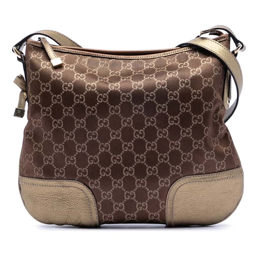 Gucci GG Canvas Princy Crossbody Brown Very good condition - Front View