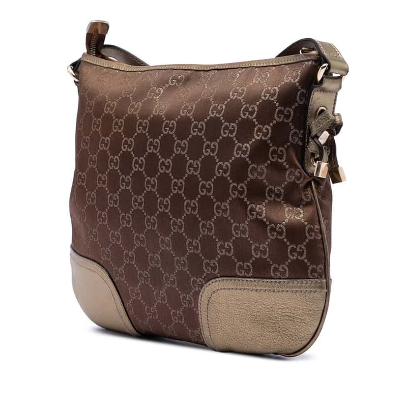 Gucci GG Canvas Princy Crossbody Brown Very good condition - Back View