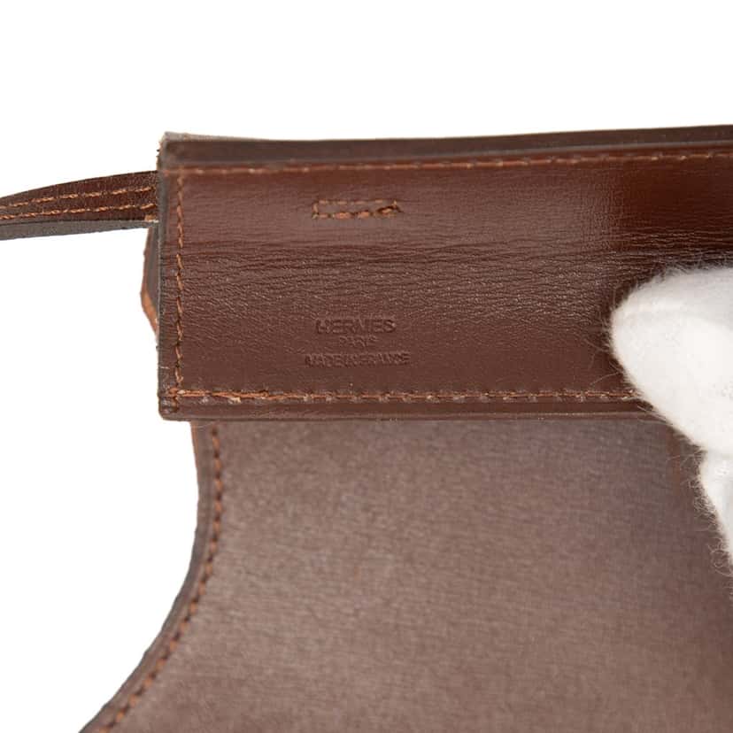 Hermès Box Sac Onimaitou Brown Leather Very good condition - Box View