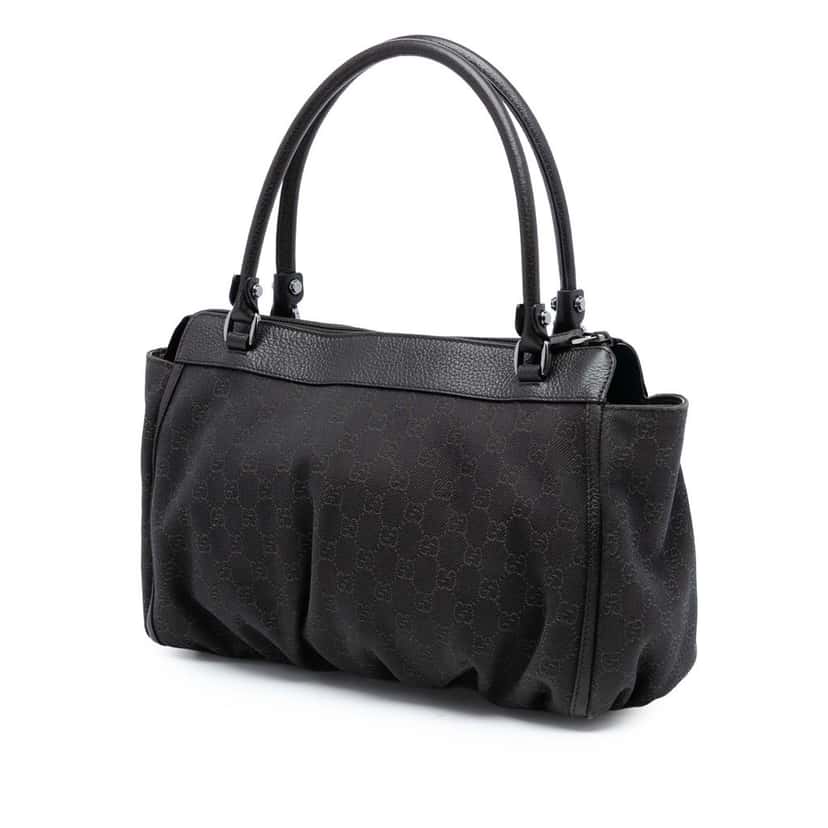 Gucci GG Canvas Abbey D Ring Tote Brown Very good condition - Back View