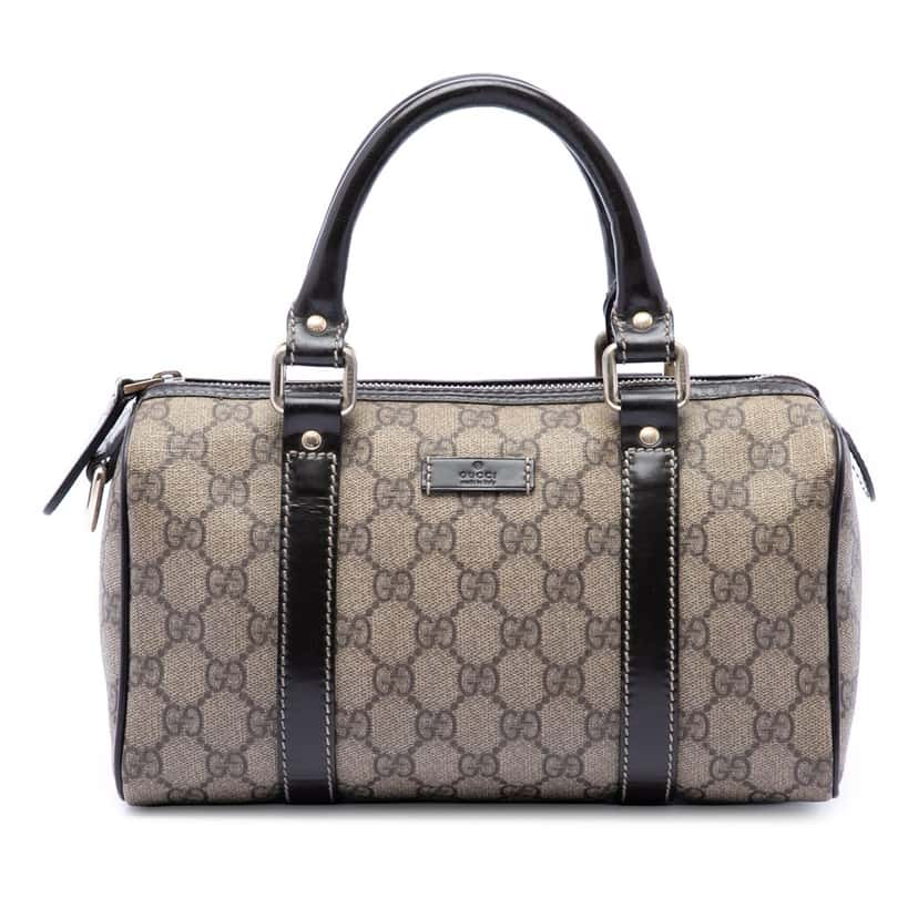 Gucci Small GG Supreme Joy Boston Bag Beige Very good condition - Front View