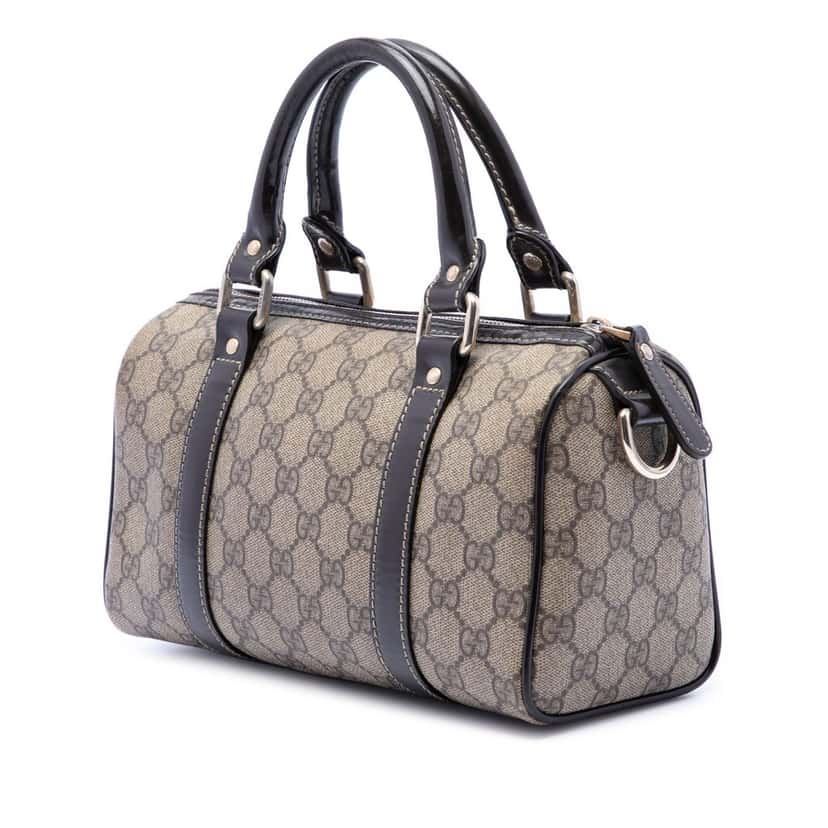 Gucci Small GG Supreme Joy Boston Bag Beige Very good condition - Back View