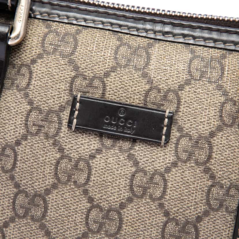 Gucci Small GG Supreme Joy Boston Bag Beige Very good condition - Box View
