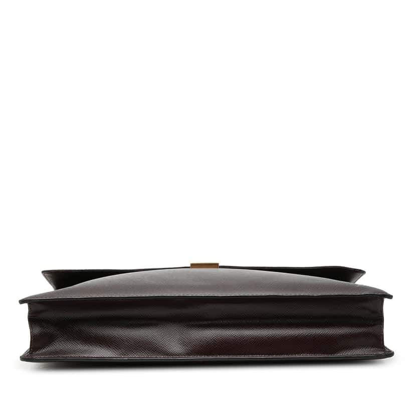 Louis Vuitton Taiga Porte Documents Angara Brown Leather Very good condition - Inside View