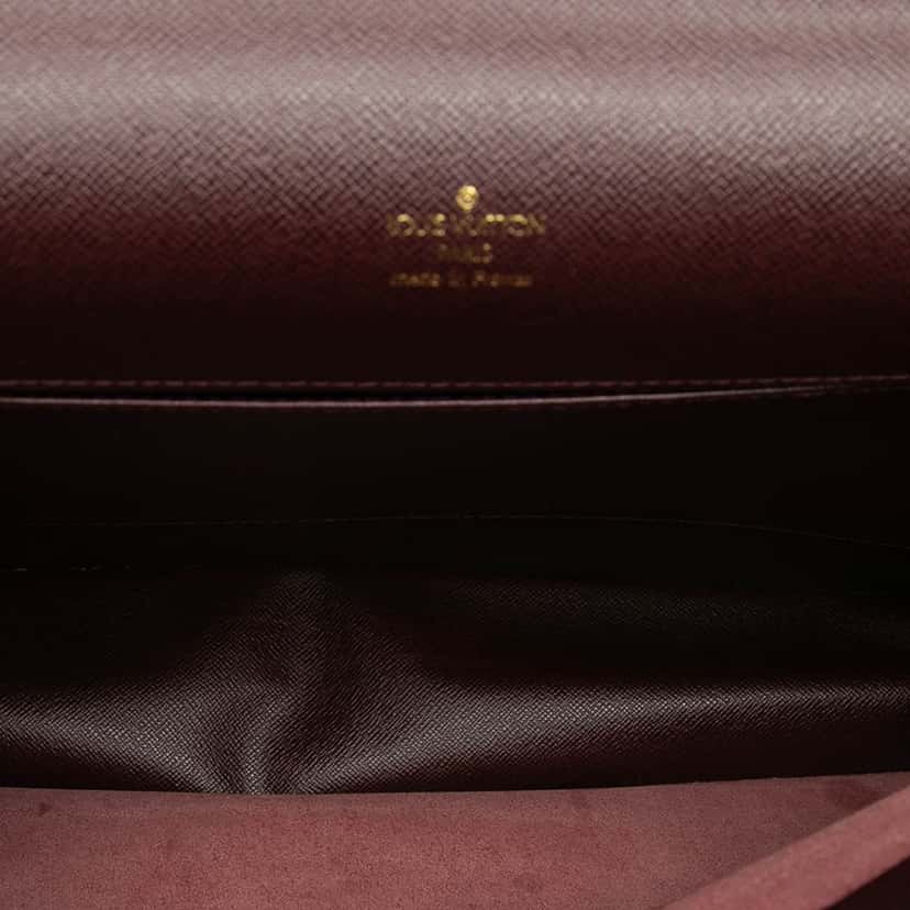 Louis Vuitton Taiga Porte Documents Angara Brown Leather Very good condition - Model View