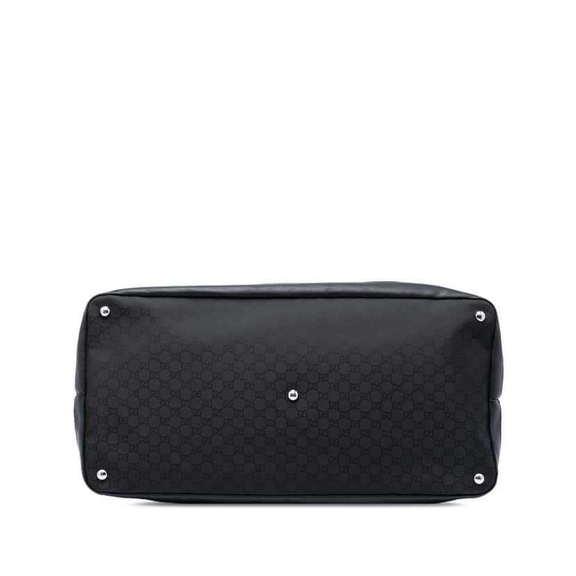 Gucci XL GG Nylon Travel Bag Black Very good condition - Inside View