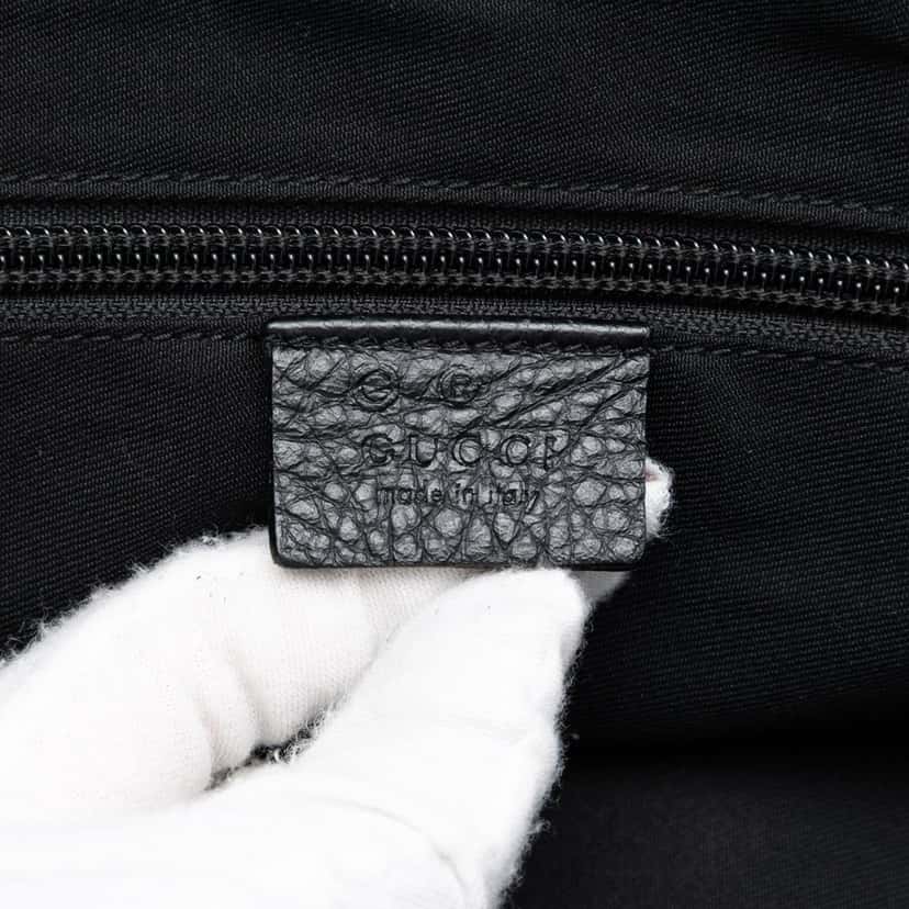 Gucci XL GG Nylon Travel Bag Black Very good condition - Box View