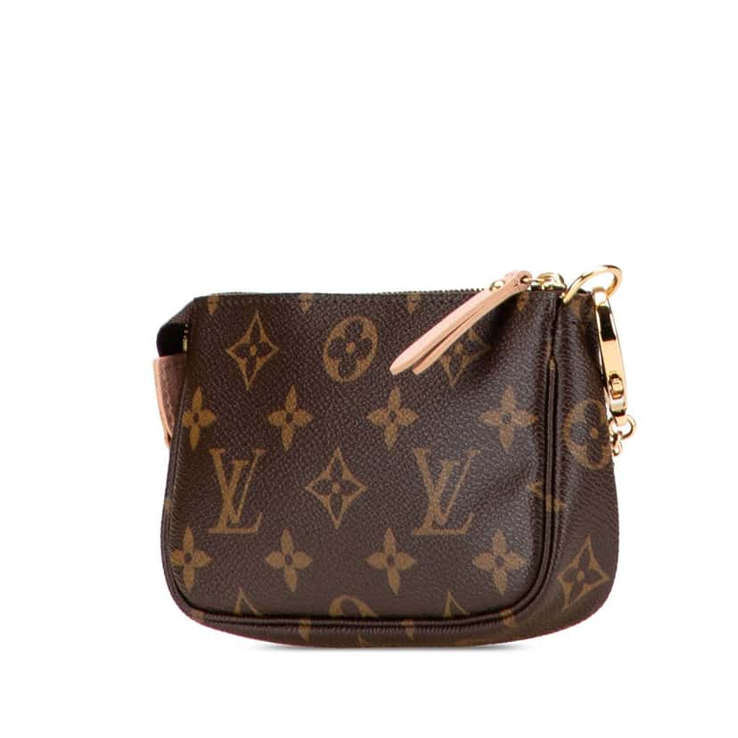 Louis Vuitton Monogram Affiche Mini Pochette Accessoires Brown Canvas Very good condition - Back View