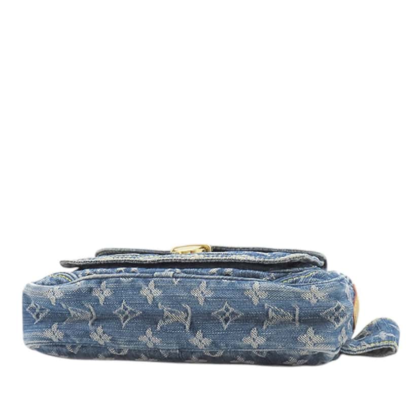 Louis Vuitton Monogram Denim Bum Bag Blue Very good condition - Inside View