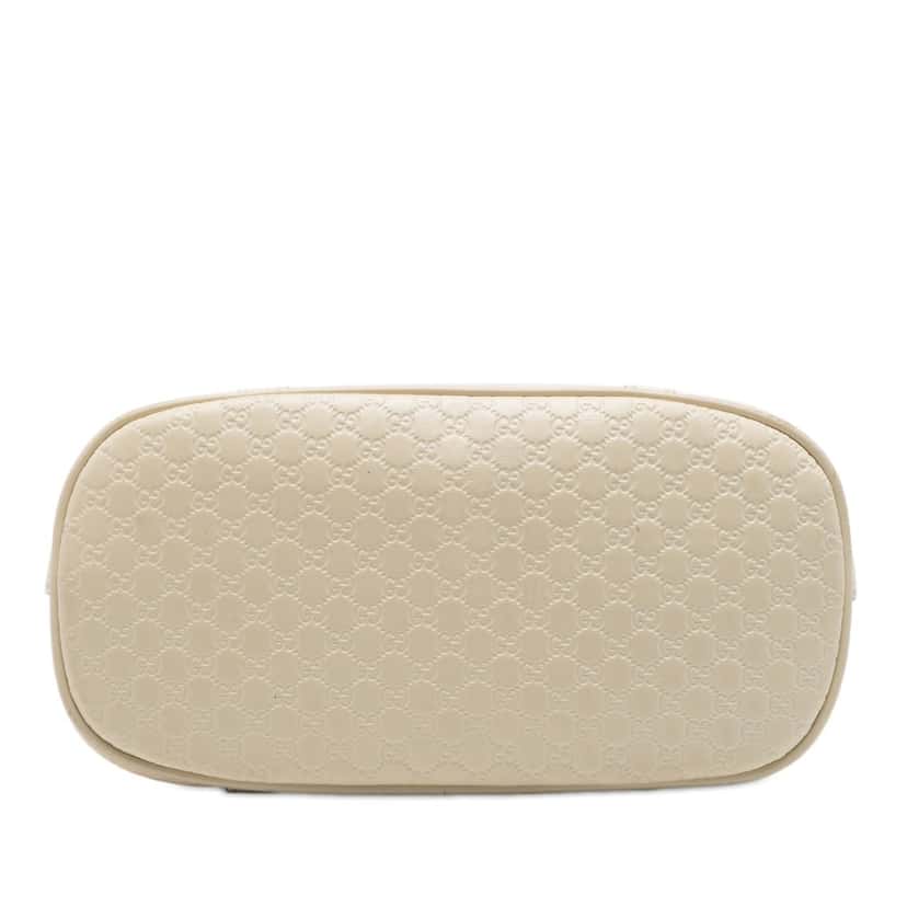 Gucci Mini Microguccissima Dome Satchel White Leather Very good condition - Inside View