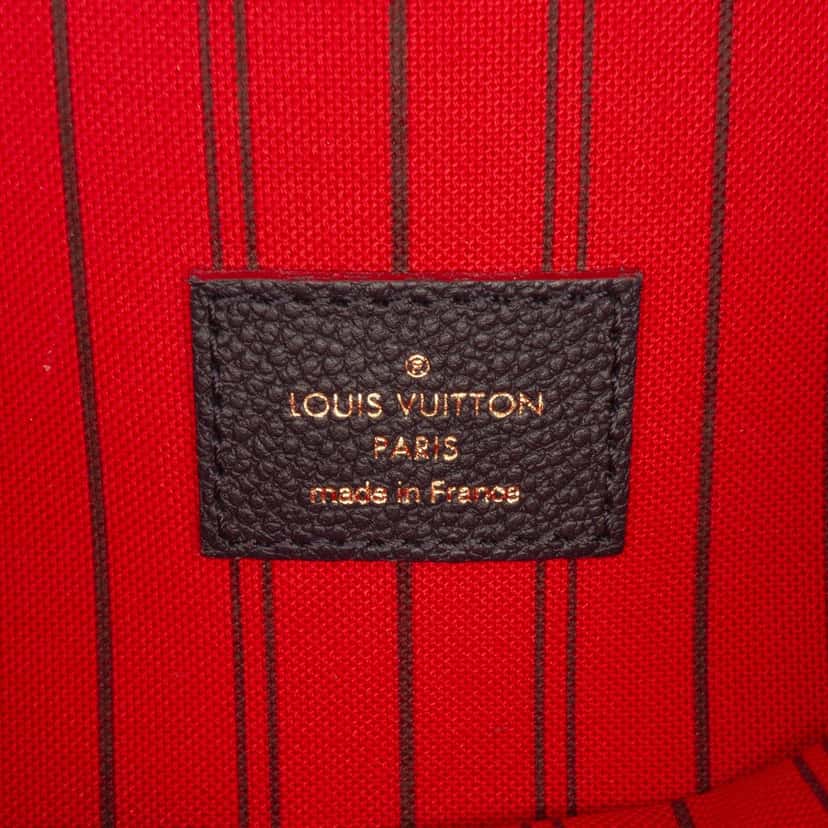 Louis Vuitton Monogram Empreinte Pochette Metis Blue Leather Very good condition - Box View