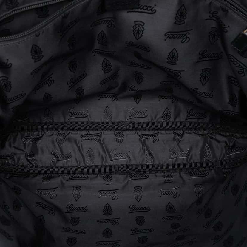 Gucci Guccissima Business Bag Black Leather Very good condition - Model View