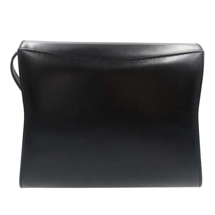 Ferragamo Leather Vara Crossbody Black Leather Very good condition - Back View