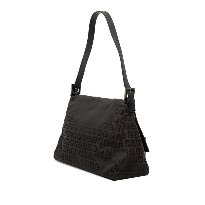 Fendi Zucchino Canvas Mamma Forever Brown Very good condition - Back View