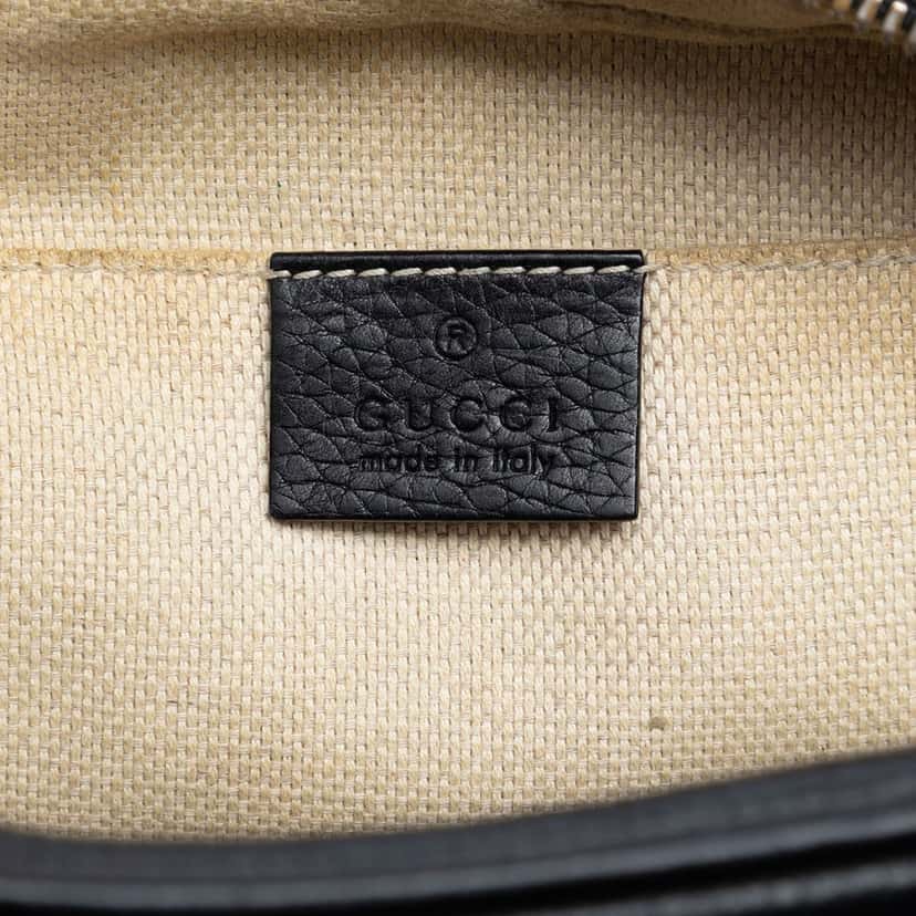 Gucci Leather Soho Disco Crossbody Black Leather Very good condition - Box View