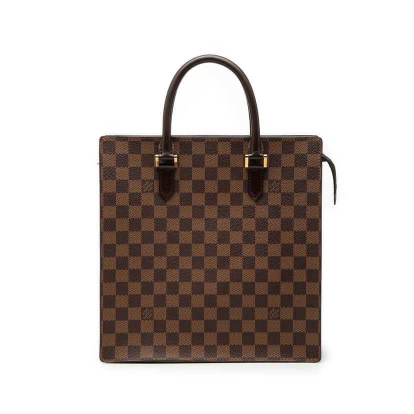 Louis Vuitton Damier Ebene Venice Sac Plat Brown Very good condition - Front View