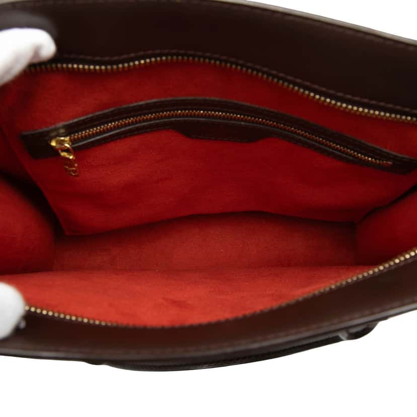 Louis Vuitton Damier Ebene Venice Sac Plat Brown Very good condition - Model View