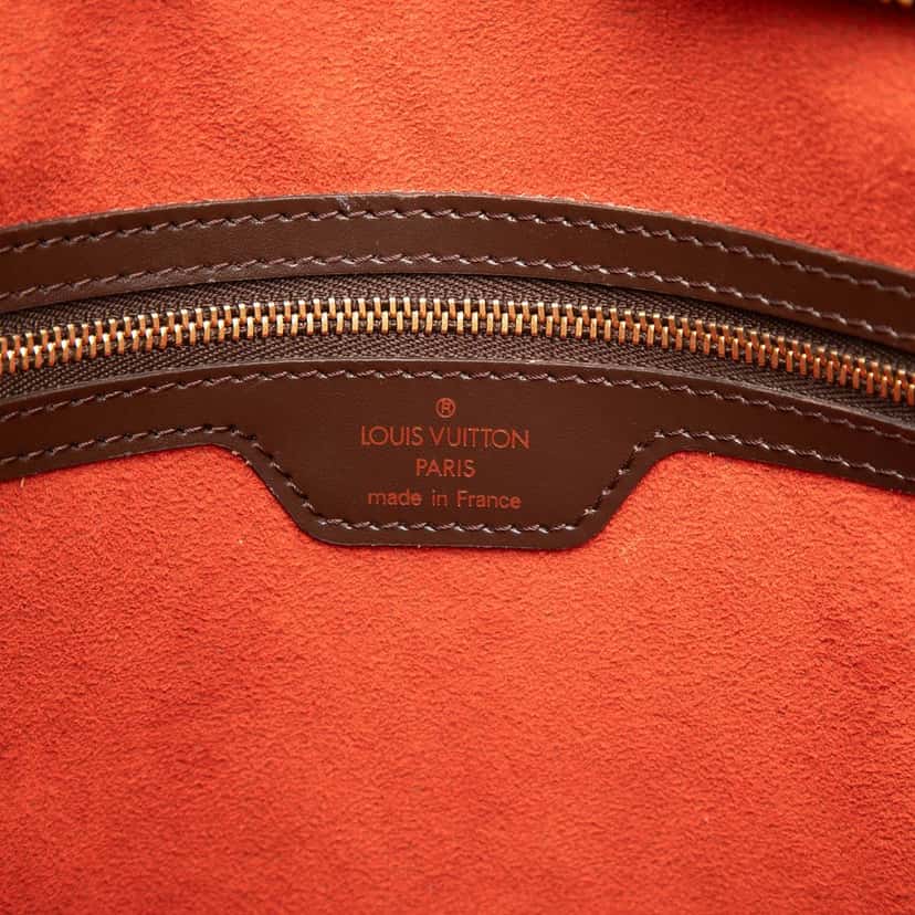 Louis Vuitton Damier Ebene Venice Sac Plat Brown Very good condition - Box View