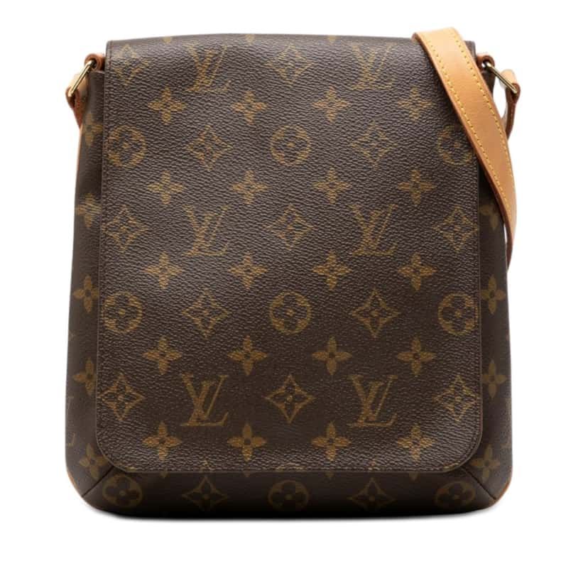 Louis Vuitton Monogram Musette Salsa PM Short Strap Brown Very good condition - Front View