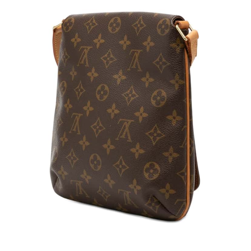 Louis Vuitton Monogram Musette Salsa PM Short Strap Brown Very good condition - Back View