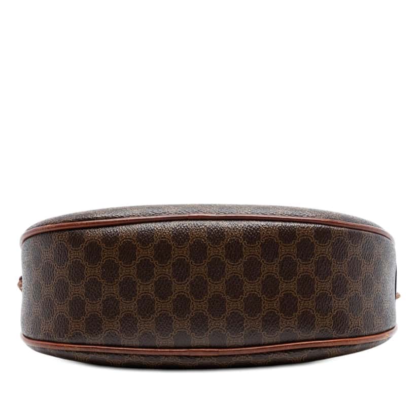 Celine Macadam Coated Canvas Crossbody Brown Very good condition - Inside View