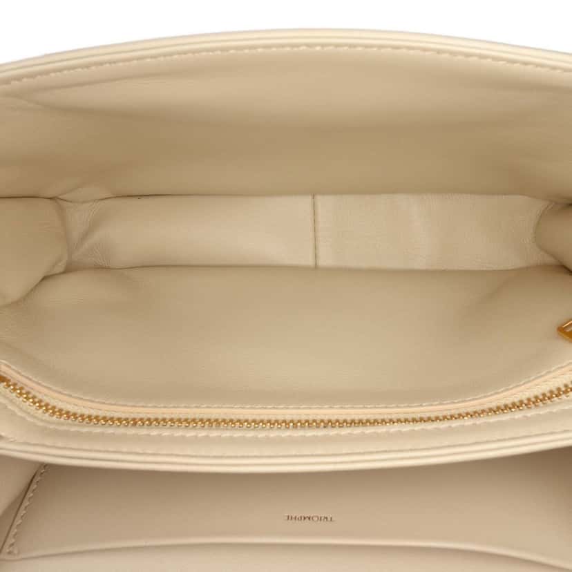 Celine Classique Shiny Calfskin Triomphe Crossbody Beige Leather Very good condition - Model View