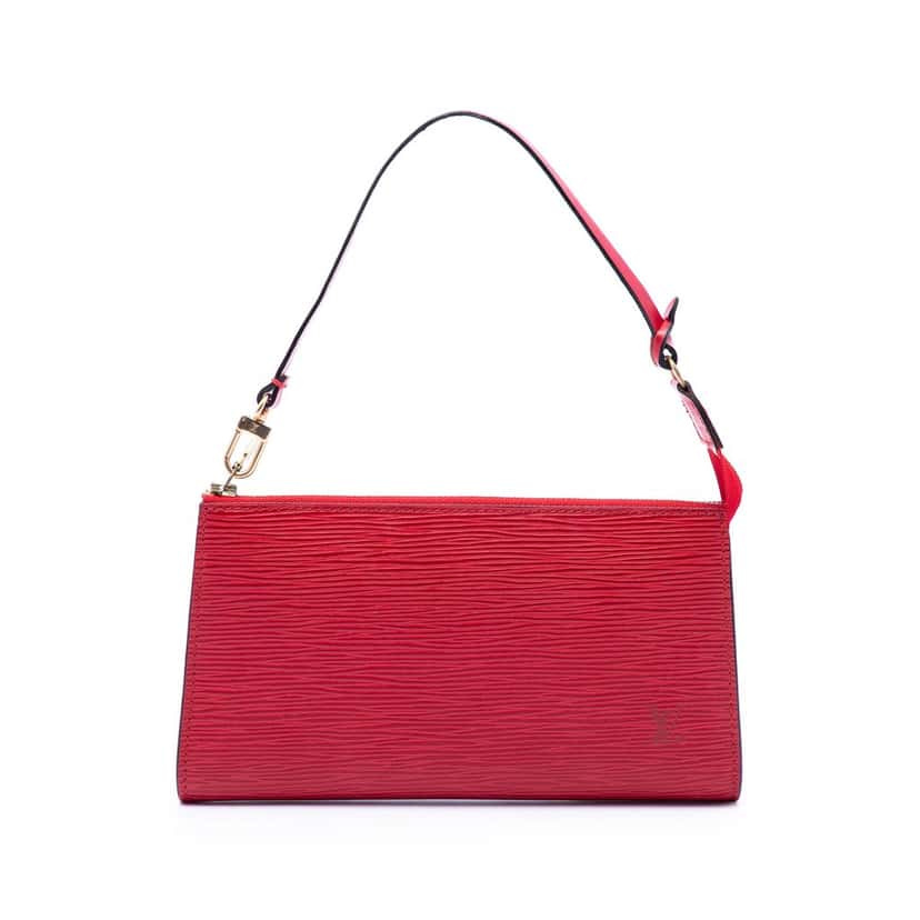 Louis Vuitton Epi Pochette Accessoires Red Leather Very good condition - Front View