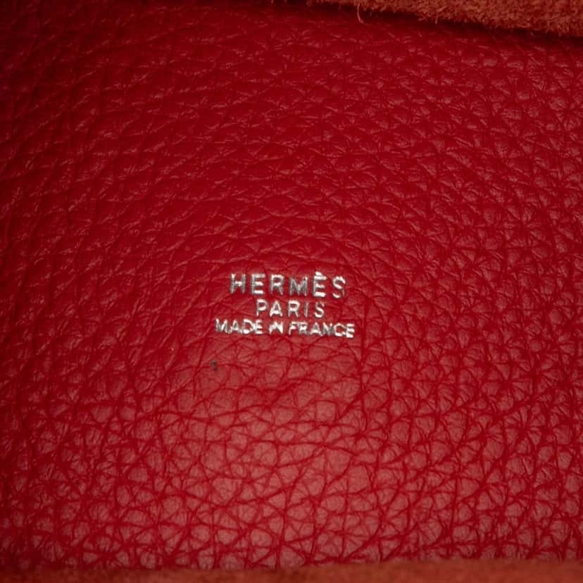 Hermès Clemence Picotin Lock 33 Red Leather Very good condition - Box View