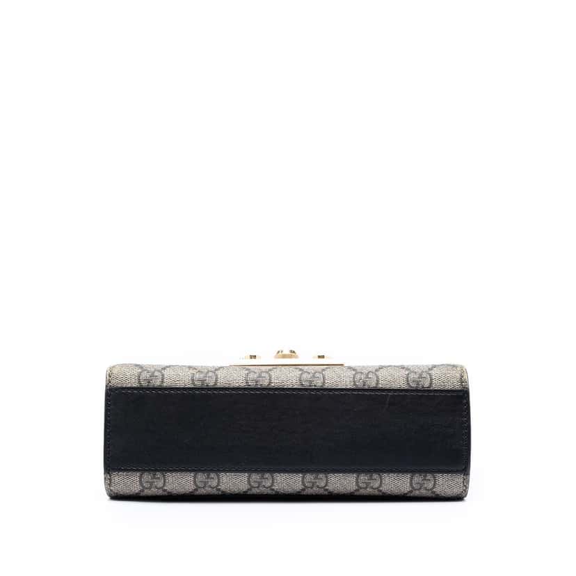 Gucci Small GG Supreme Padlock Crossbody Beige Very good condition - Inside View