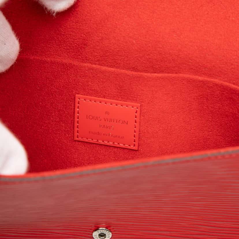 Louis Vuitton Epi Pochette Felicie Red Leather Very good condition - Box View