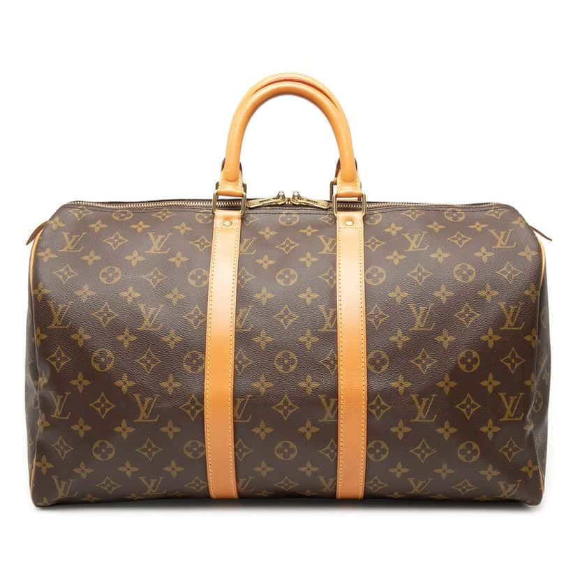 Louis Vuitton Monogram Keepall 45 Brown Very good condition - Front View
