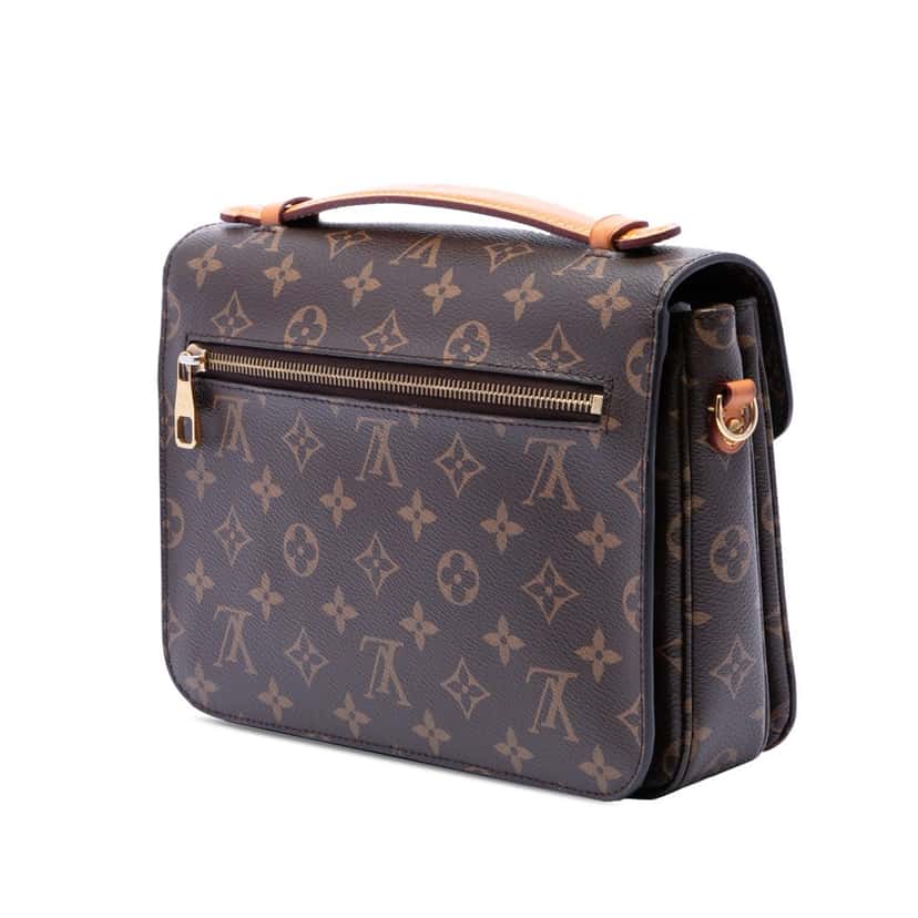 Louis Vuitton Monogram Pochette Metis Brown Very good condition - Back View