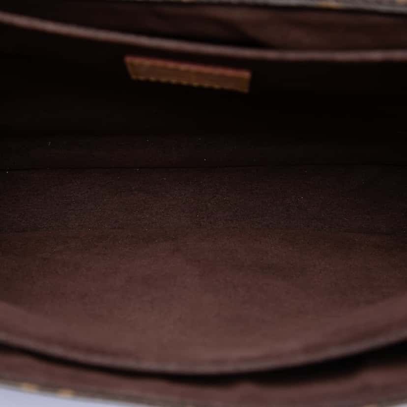 Louis Vuitton Monogram Pochette Metis Brown Very good condition - Model View