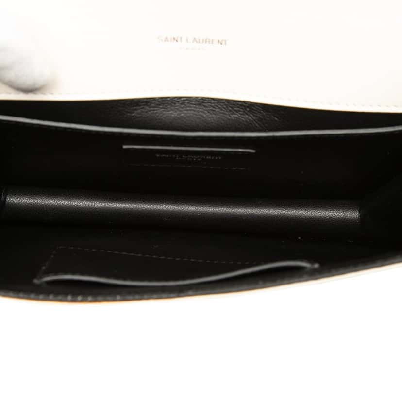 Saint Laurent Small Leather Babylone Crossbody White Leather Very good condition - Model View