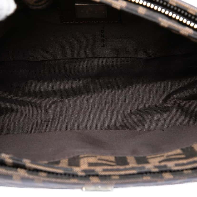 Fendi Zucca Canvas Shoulder Bag Brown Very good condition - Model View