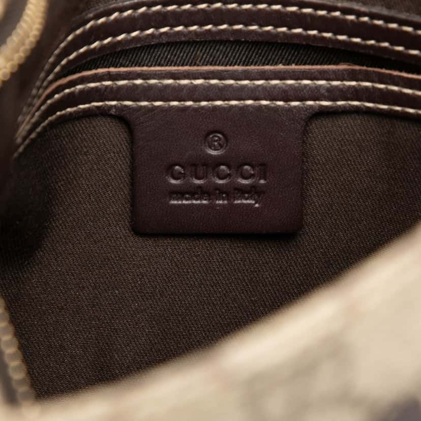 Gucci GG Supreme Crossbody Beige Very good condition - Box View