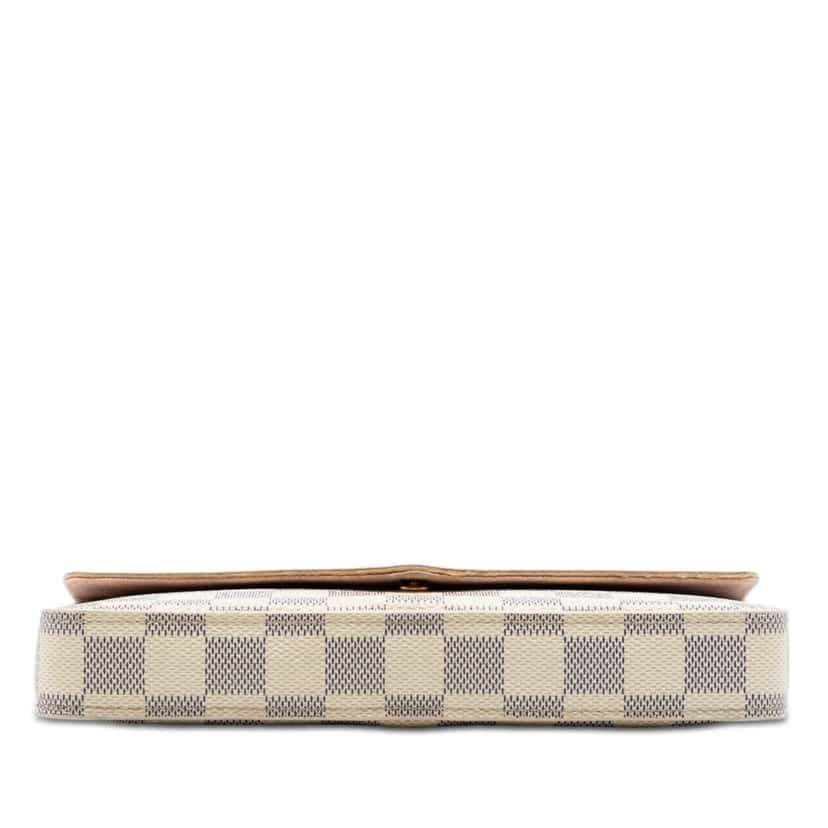 Louis Vuitton Damier Azur Pochette Felicie White Very good condition - Inside View