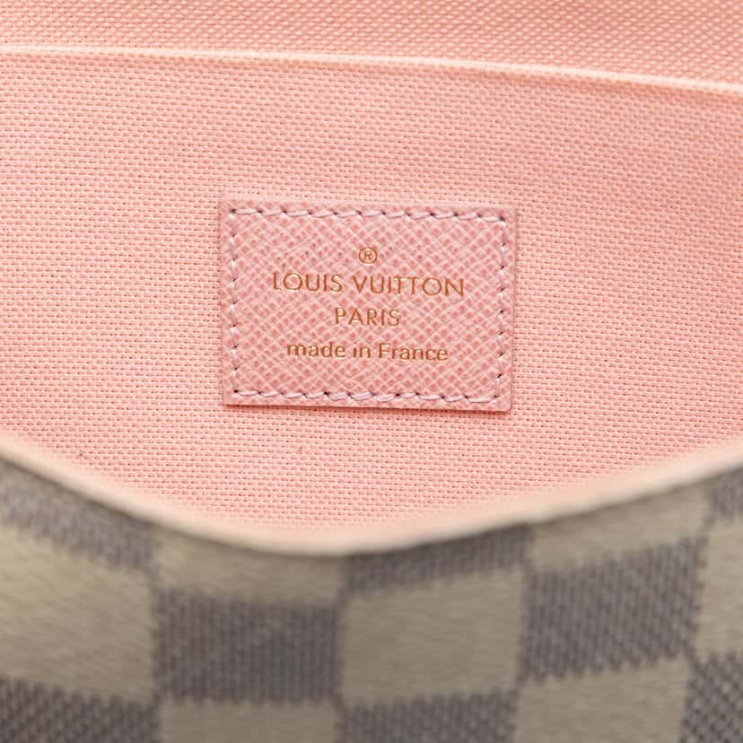 Louis Vuitton Damier Azur Pochette Felicie White Very good condition - Box View