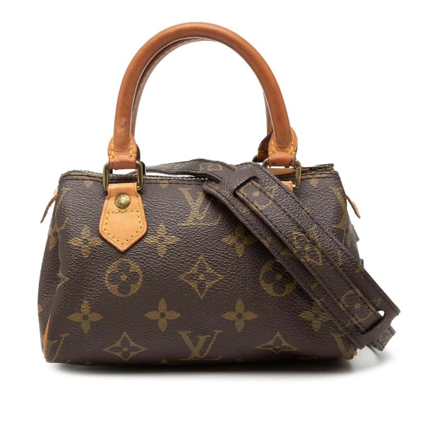 Louis Vuitton Monogram Mini Speedy HL Brown Very good condition - Front View