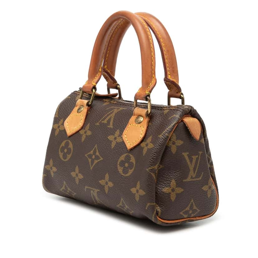 Louis Vuitton Monogram Mini Speedy HL Brown Very good condition - Back View