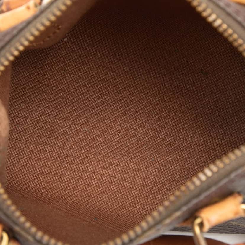 Louis Vuitton Monogram Mini Speedy HL Brown Very good condition - Model View