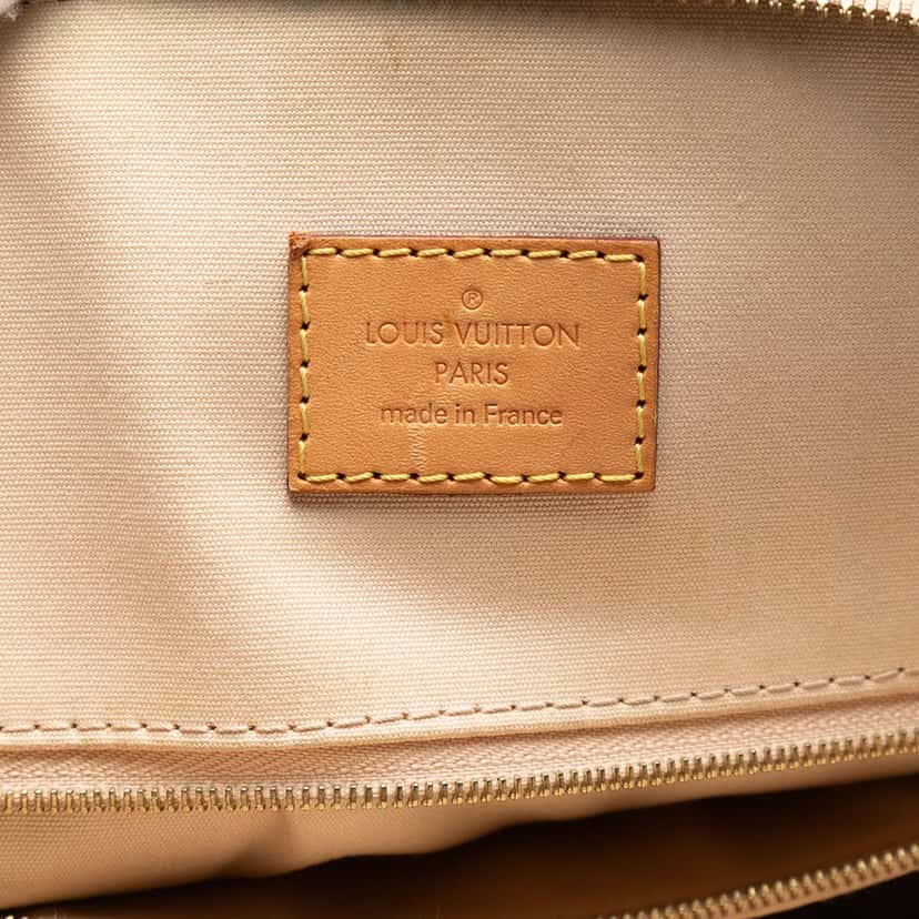 Louis Vuitton Monogram Vernis Lockit PM Beige Leather Very good condition - Box View