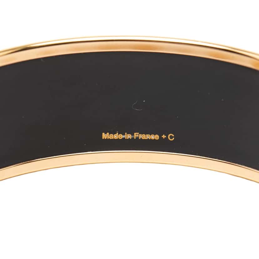 Hermès Wide Animapolis Enamel Bracelet 62 Blue Very good condition - Model View