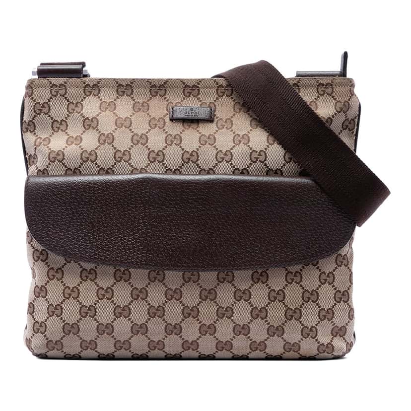 Gucci GG Canvas Crossbody Beige Very good condition - Front View