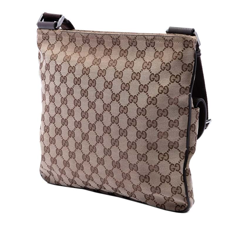 Gucci GG Canvas Crossbody Beige Very good condition - Back View