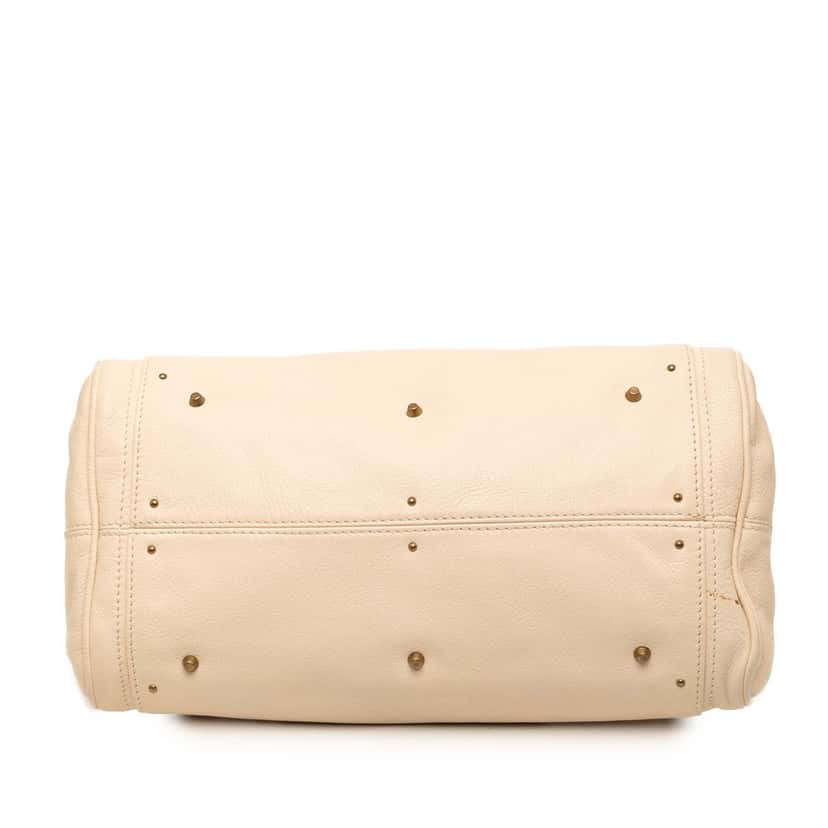 Chloé Medium Leather Paddington Handbag Beige Leather Very good condition - Inside View