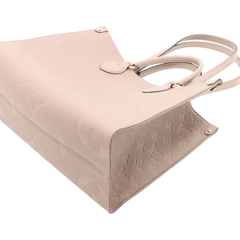 Louis Vuitton Monogram Empreinte OnTheGo MM Beige Leather Very good condition - Model View