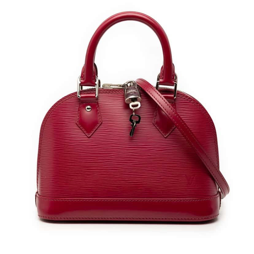 Louis Vuitton Epi Alma BB Pink Leather Very good condition - Front View