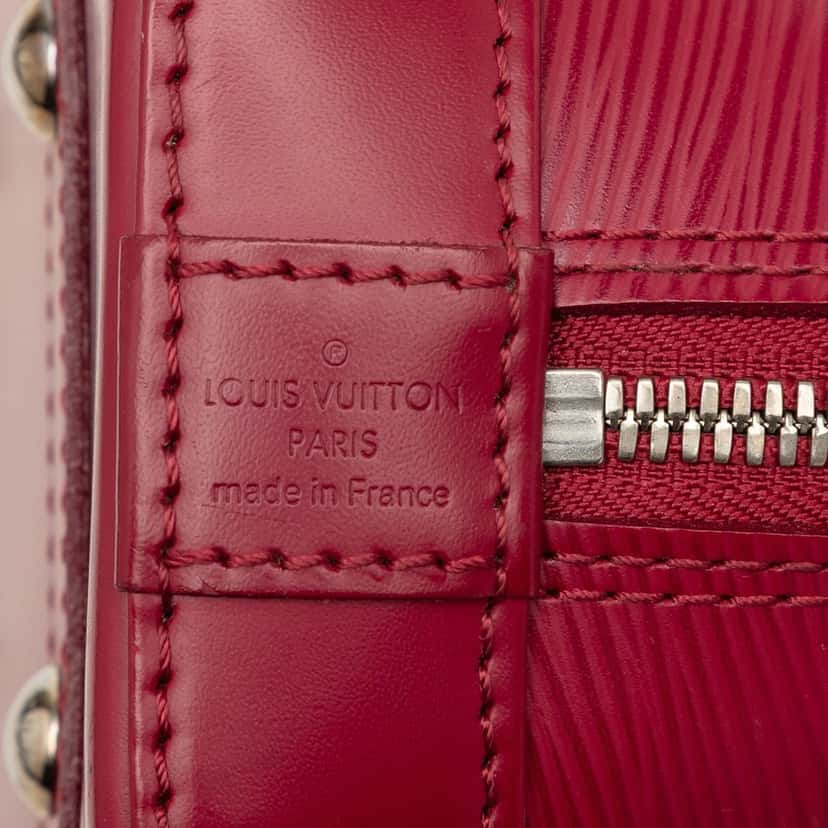 Louis Vuitton Epi Alma BB Pink Leather Very good condition - Box View