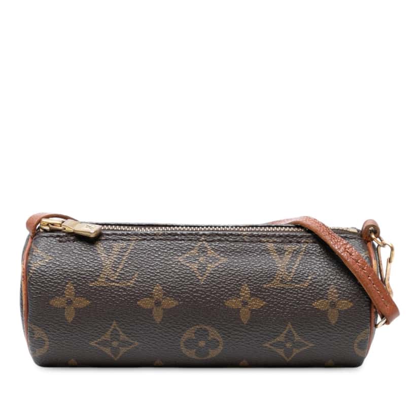 Louis Vuitton Monogram Papillon Pochette Brown Good condition - Front View